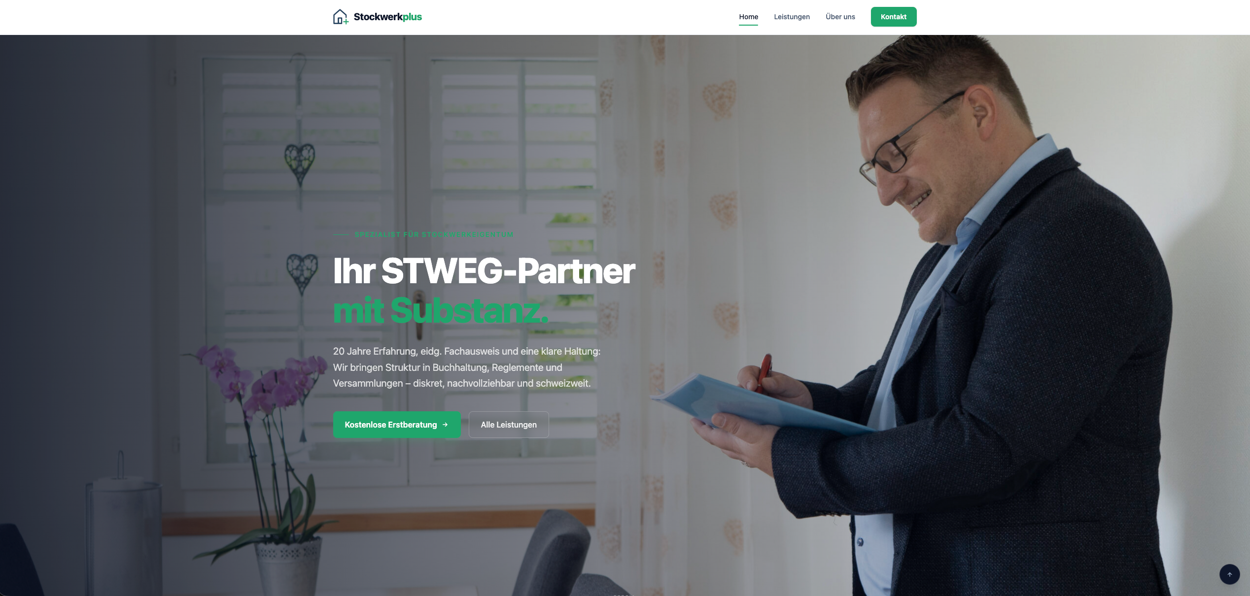 Stockwerkplus – Spezialisierungsseite