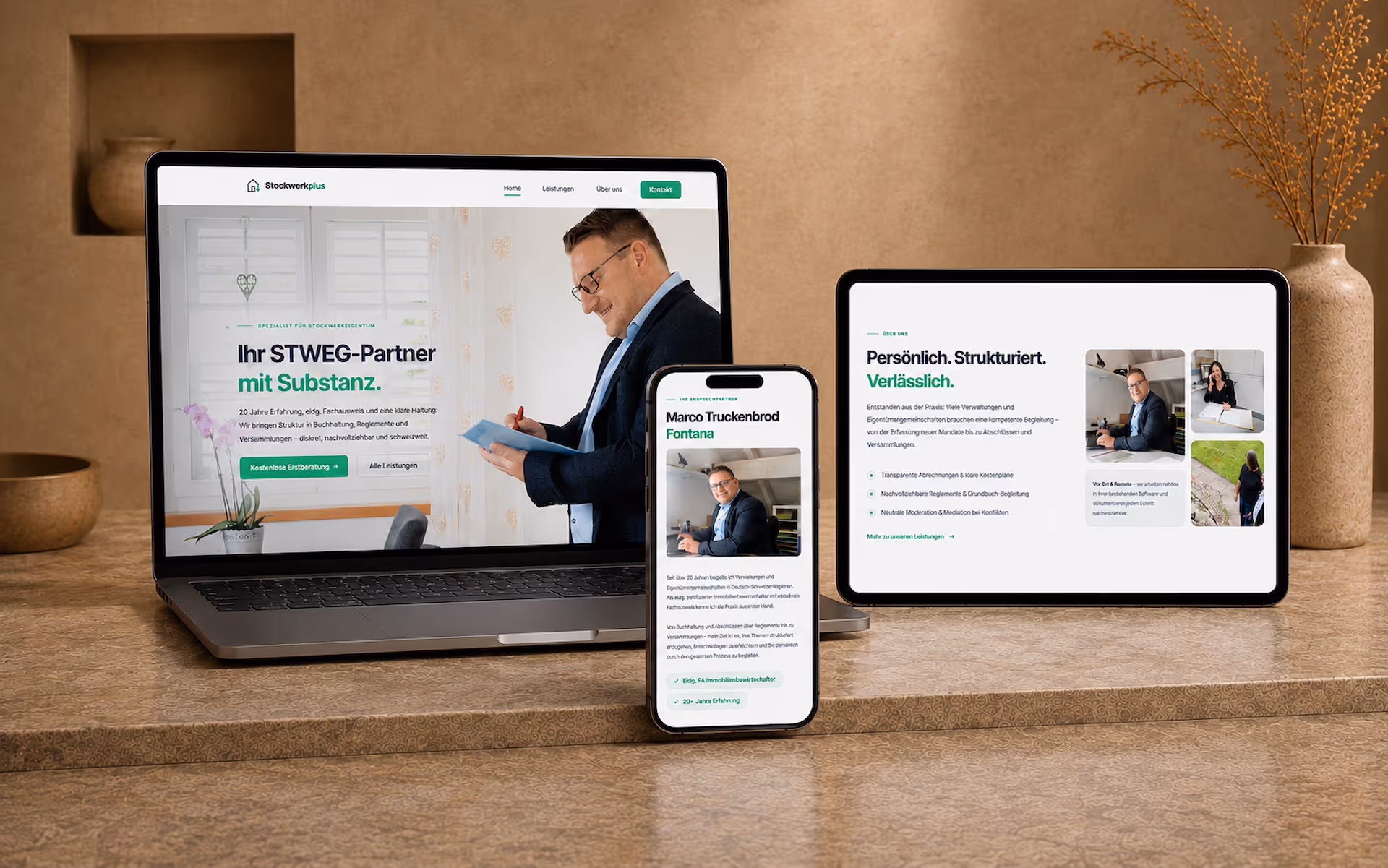 Stockwerkplus – Spezialisierungsseite
